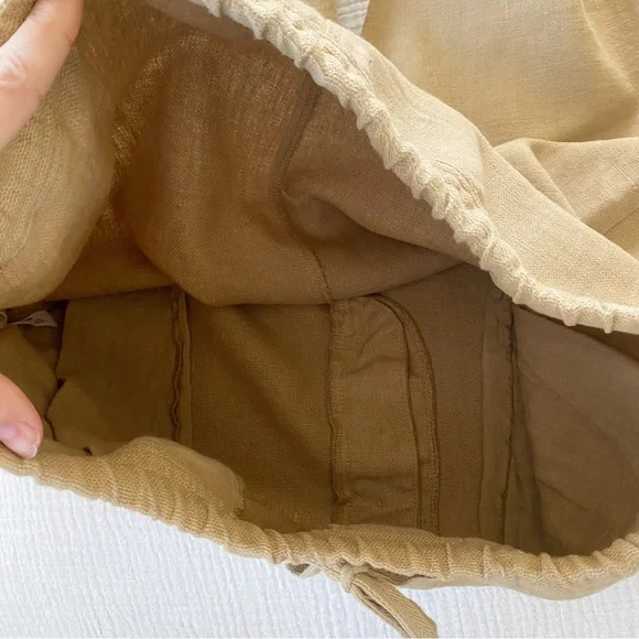 ❌SOLD❌ MATTEO Los Angeles Linen Cropped Pants - Picture 8 of 12